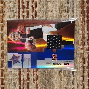 LEAF Rookies & Stars Carson Palmer NFL Cincy Bengals Player Worn Jersey Card